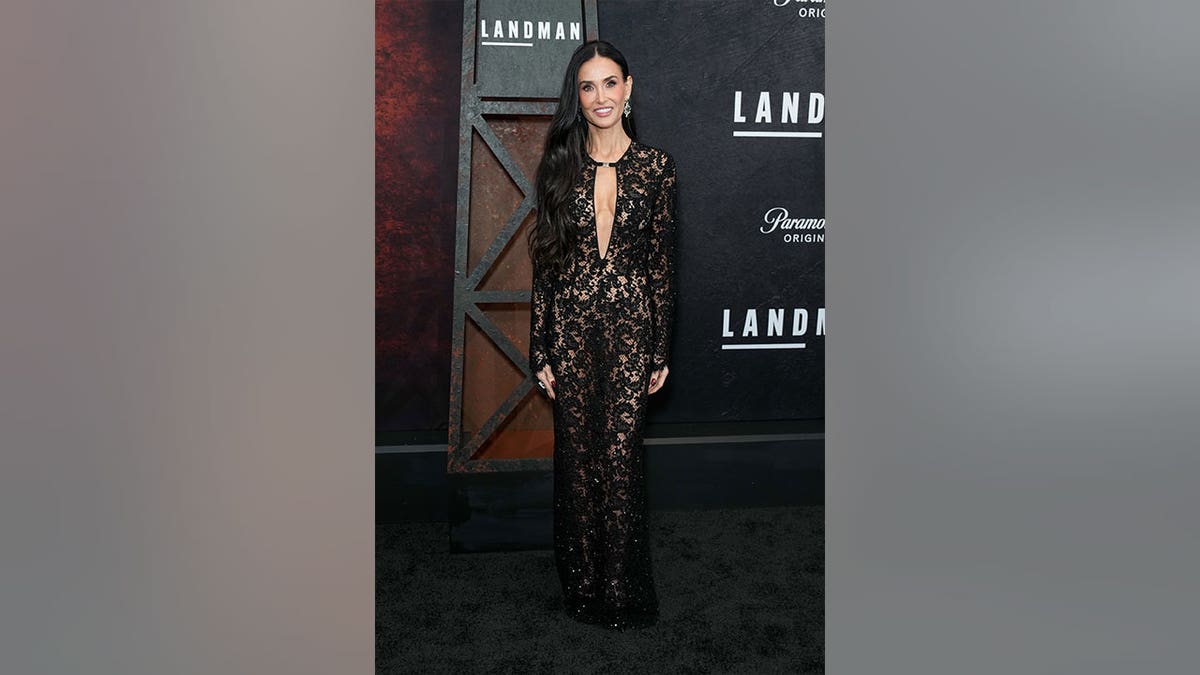 Demi Moore captivates in sheer Gucci jumpsuit at 'Landman' premiere on her 63rd birthday at george magazine