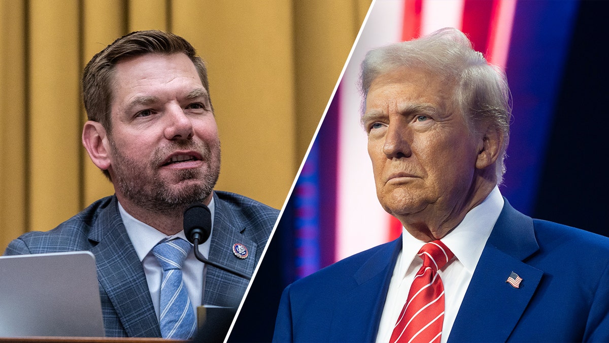 Eric Swalwell says military can be a 'check' on Donald Trump to 'save us' at george magazine