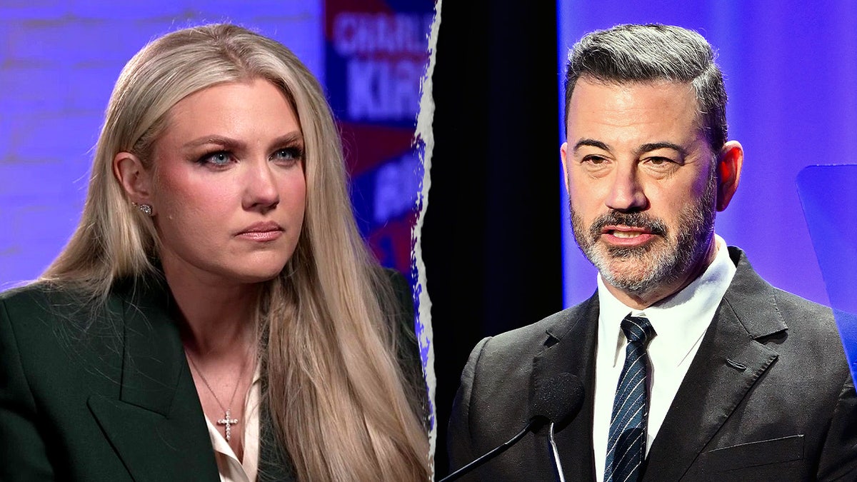 Erika Kirk reveals her message to Jimmy Kimmel in emotional Fox News interview at george magazine