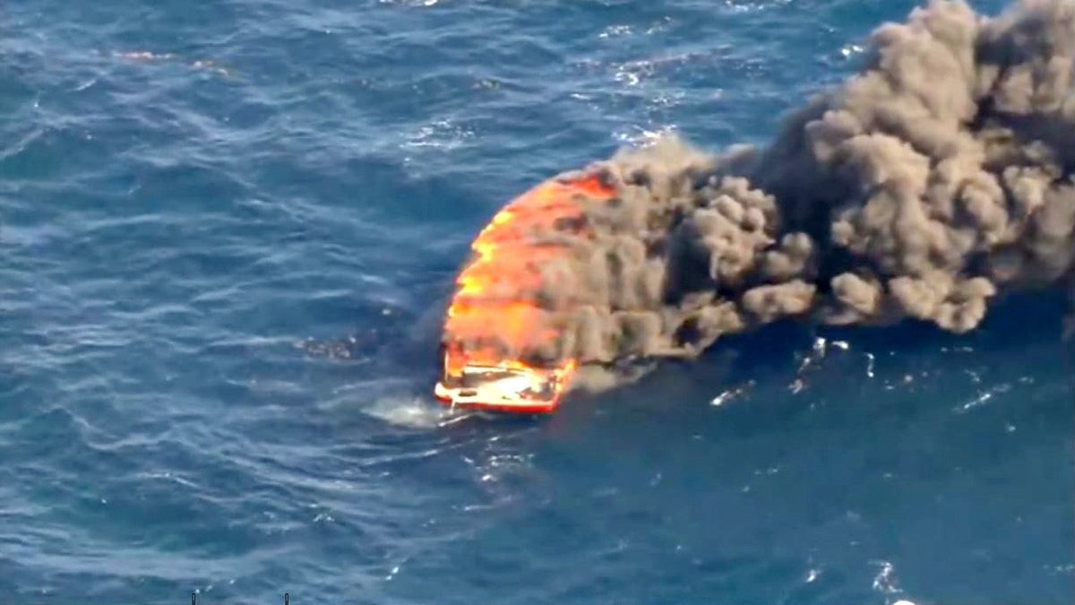 Florida boater rescues two people from vessel engulfed in flames off coast at george magazine