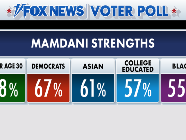 Fox News Voter Poll: Change candidate Mamdani defeats legacy political figures