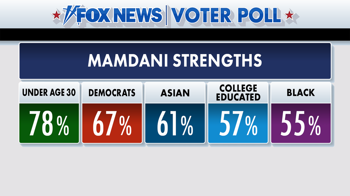 Fox News Voter Poll: Change candidate Mamdani defeats legacy political figures at george magazine