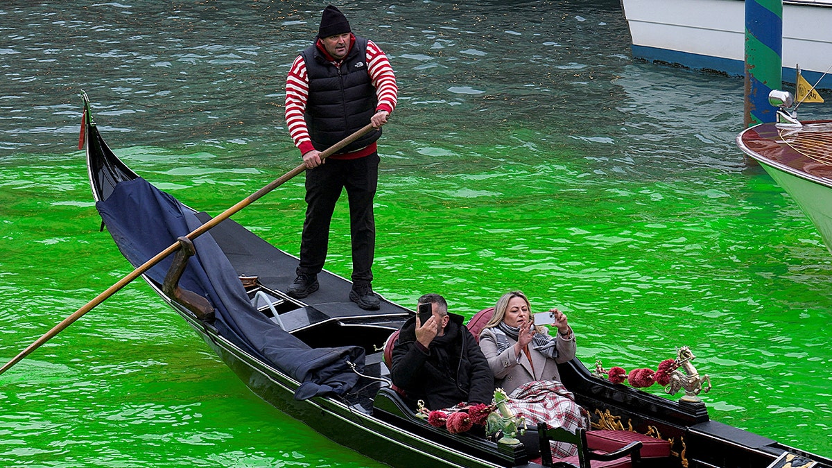 Greta Thunberg fined, banned from Venice after Extinction Rebellion dyes Grand Canal green  at george magazine