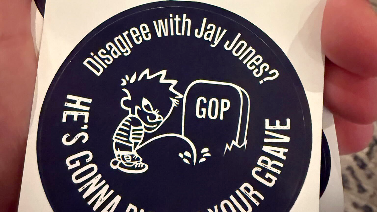 ‘I didn’t vote for the two-bullets guy’: GOP group trolls Jay Jones with stickers at Virginia polls  at george magazine