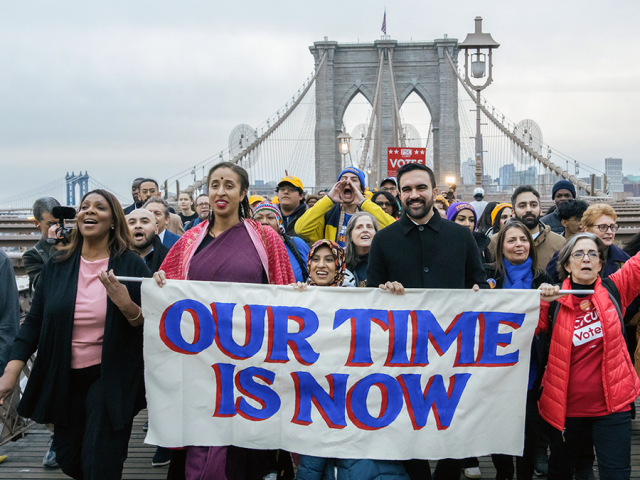 Mamdani vows to defy Trump in fiery final march from Brooklyn Bridge to City Hall ahead of Election Day