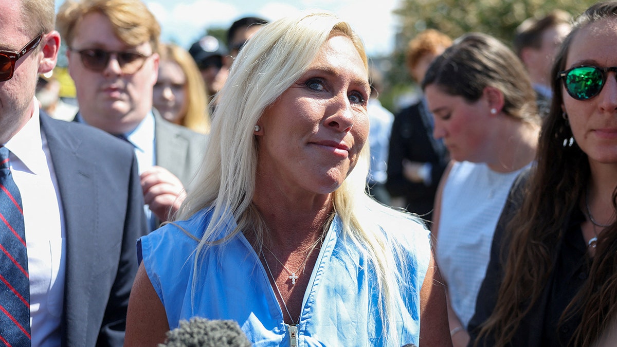 Republicans try to quash concerns of more exits following Marjorie Taylor Greene's surprise resignation  at george magazine