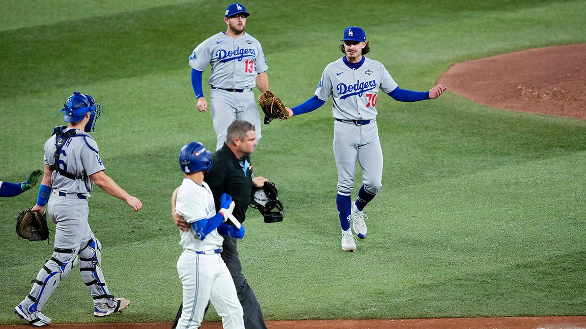 Benches clear in World Series Game 7 as emotions run high between Dodgers, Blue Jays players  at george magazine