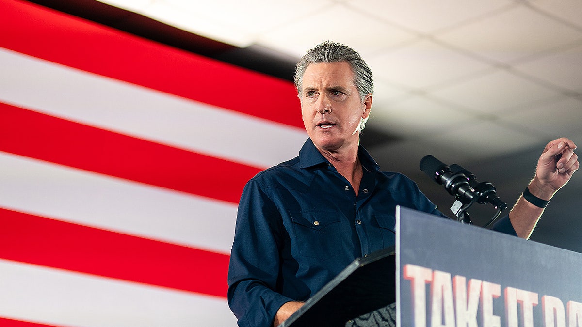 Gavin Newsom declared as the Democratic Party's 2028 'frontrunner' by Politico at george magazine