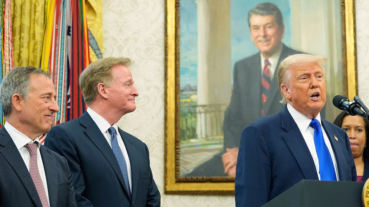 Trump arrives at Commanders' stadium for NFL 'Salute to Service' festivities at george magazine