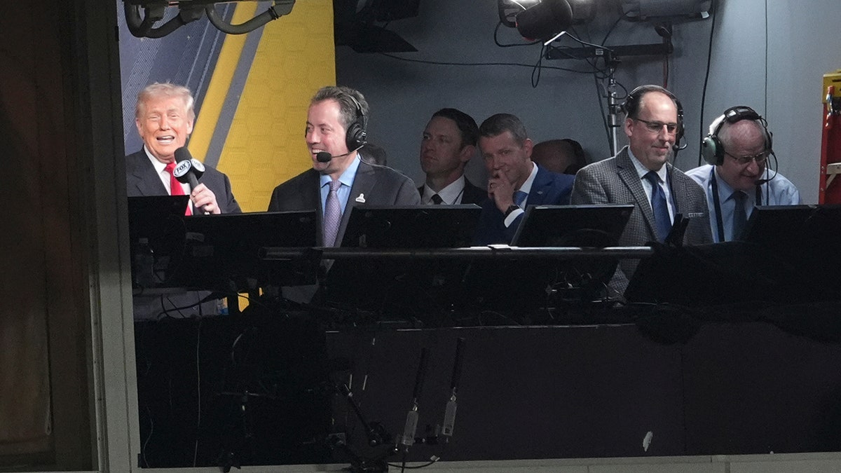 Trump says Commanders 'have to get a touchdown' while in FOX booth; Washington's QB finds receiver for score  at george magazine