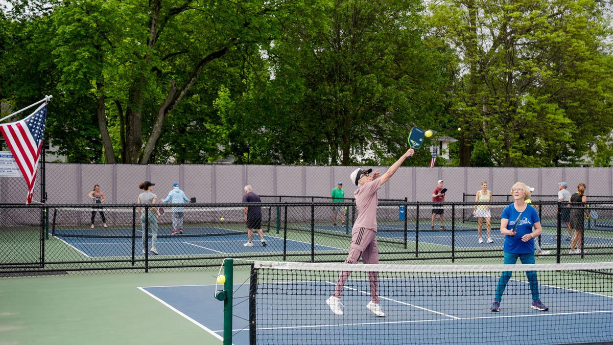 Wealthy California town bans pickleball over noise complaints from paddles hitting balls  at george magazine