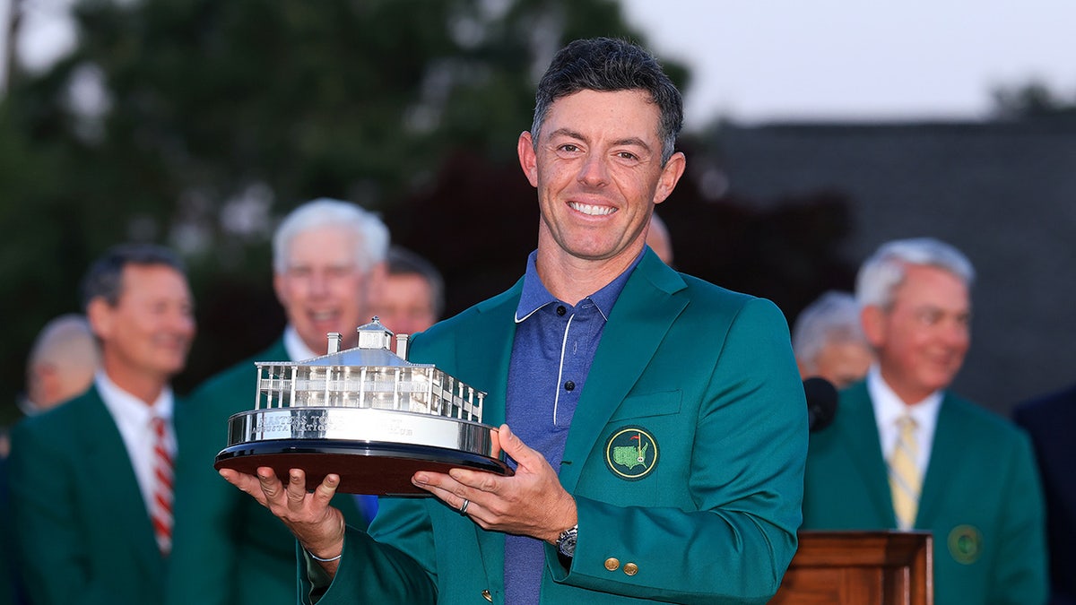 Rory McIlroy says he told wife to 'punch' him if he ever complained about wearing Masters green jacket  at george magazine