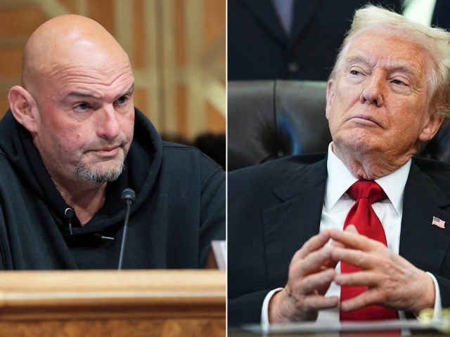 Sen. John Fetterman accuses Trump of ‘dangerous rhetoric’