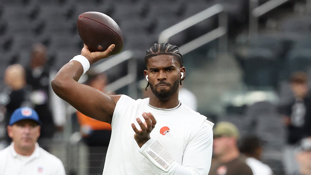 Deion Sanders shares emotional moment with son, Shedeur, before Browns rookie's first NFL start  at george magazine