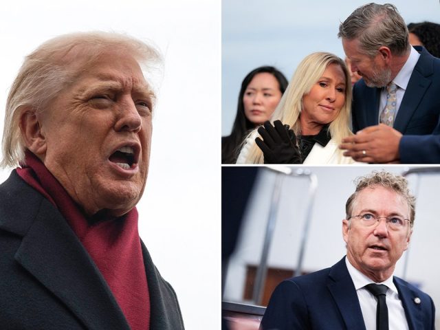 Trump claims GOP has ‘never been so united,’ calls Greene and other Republicans ‘lowlifes’