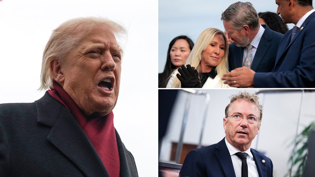 Trump claims GOP has 'never been so united,' calls Greene and other Republicans 'lowlifes'  at george magazine
