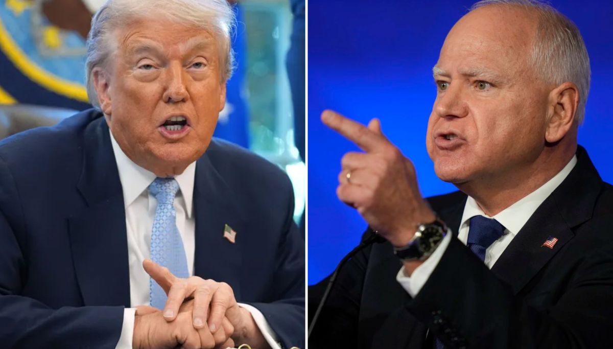 Tim Walz responds to jab from Trump with call to ‘release the MRI results’  at george magazine