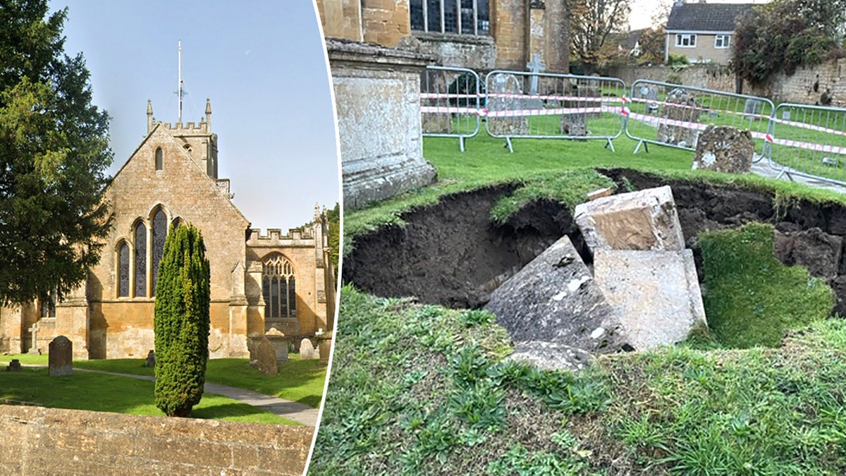 Historic church suffers 'incredibly rare' grave collapse, revealing ancient family vault  at george magazine