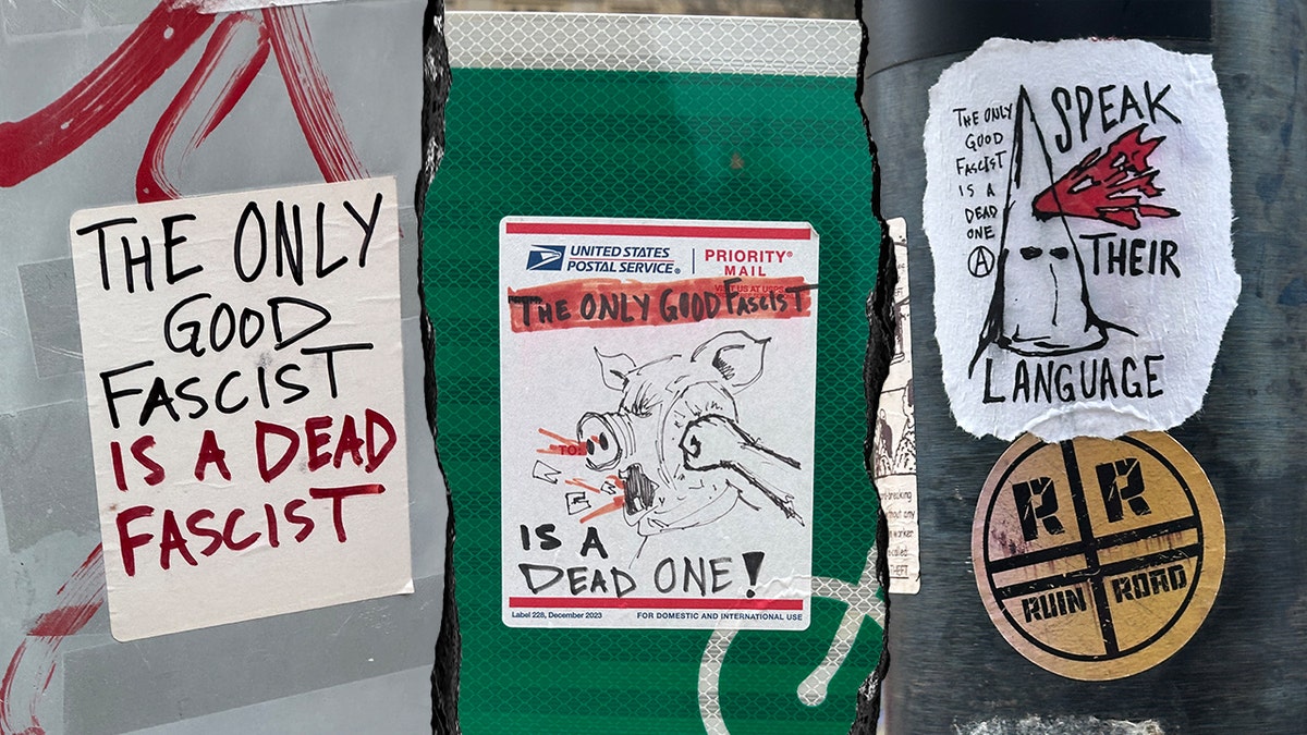 Students find more violent imagery near University of Wisconsin campus after anti-ICE displays probed  at george magazine