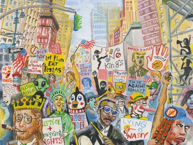 Marching Against a Corrupt Regime