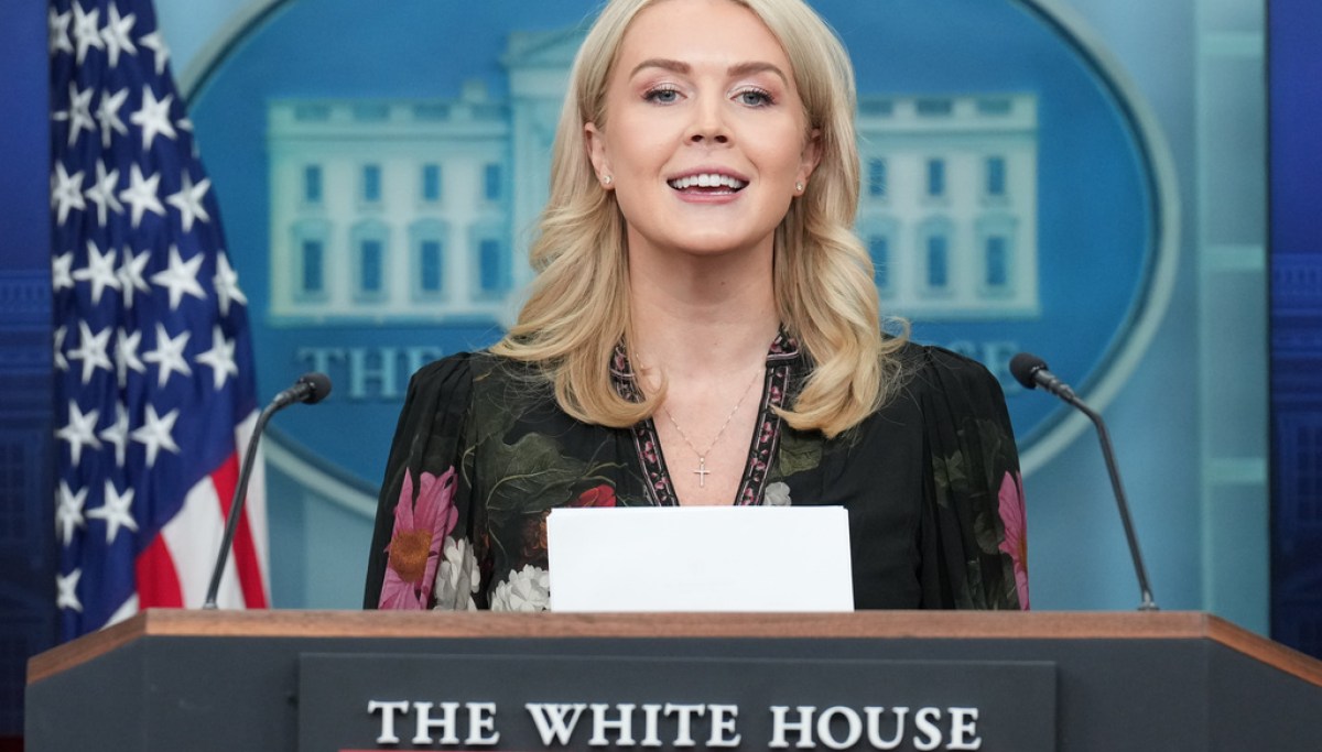 WATCH LIVE: Leavitt holds a White House press briefing  at george magazine