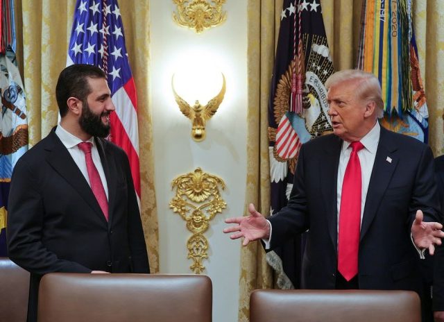 Trump says US ‘very satisfied’ with Syria under al Sharaa and asks Israel not to ‘interfere’