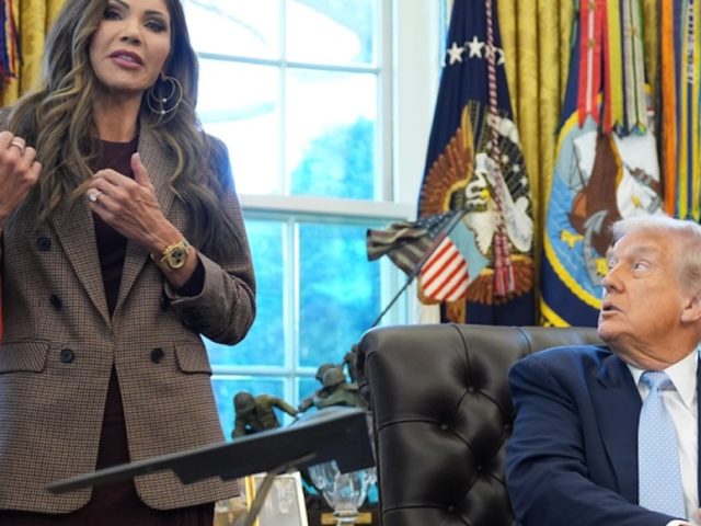 Ahead of holidays, Noem advises Trump to impose full travel ban