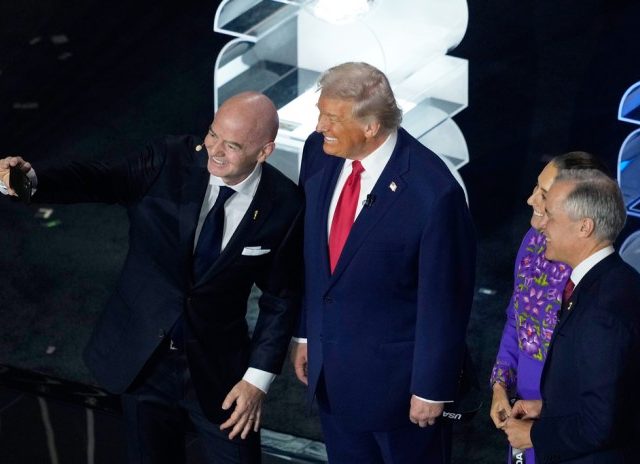 Trump finally gets his peace prize as FIFA hands him inaugural award at World Cup draw