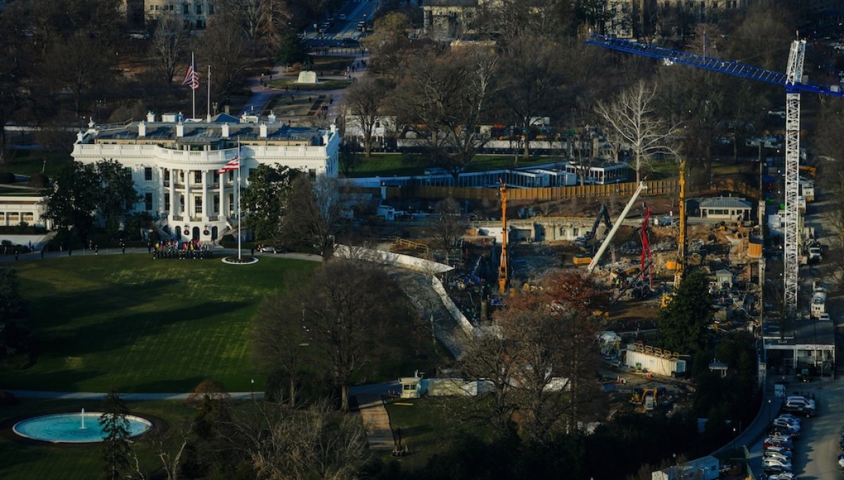 Democrat-backed nonprofit group cites environmental concerns in bid to halt White House ballroom construction at george magazine