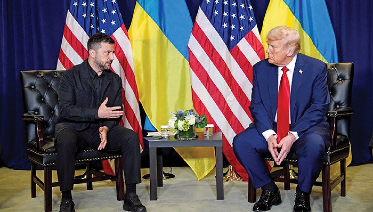 Trump says Zelensky corruption scandal ‘not helpful’ for peace efforts  at george magazine
