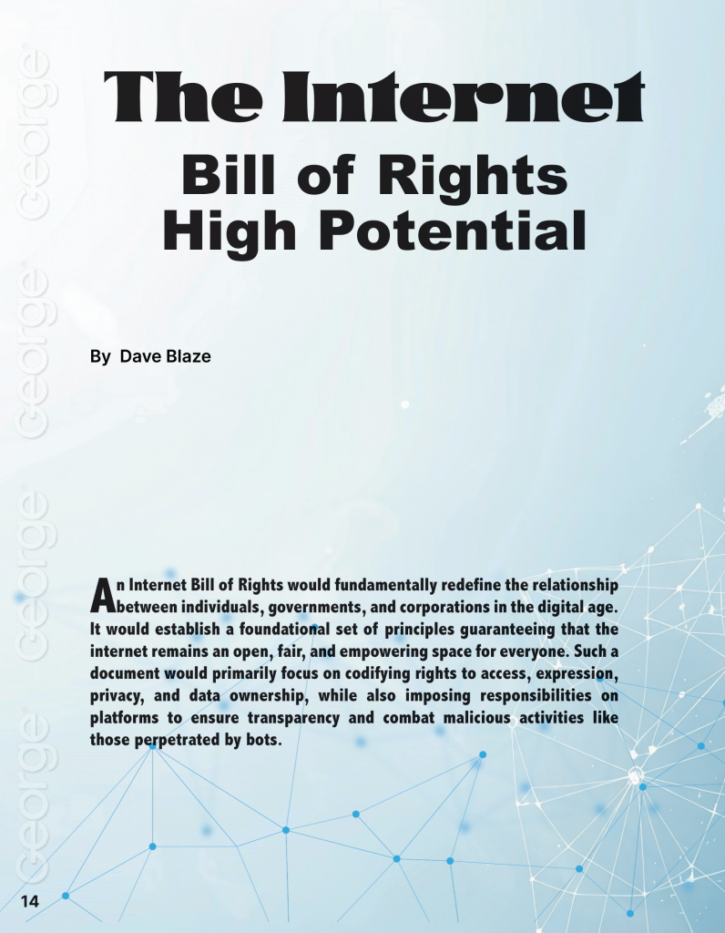The Internet Bill Of Rights High Potential  at george magazine