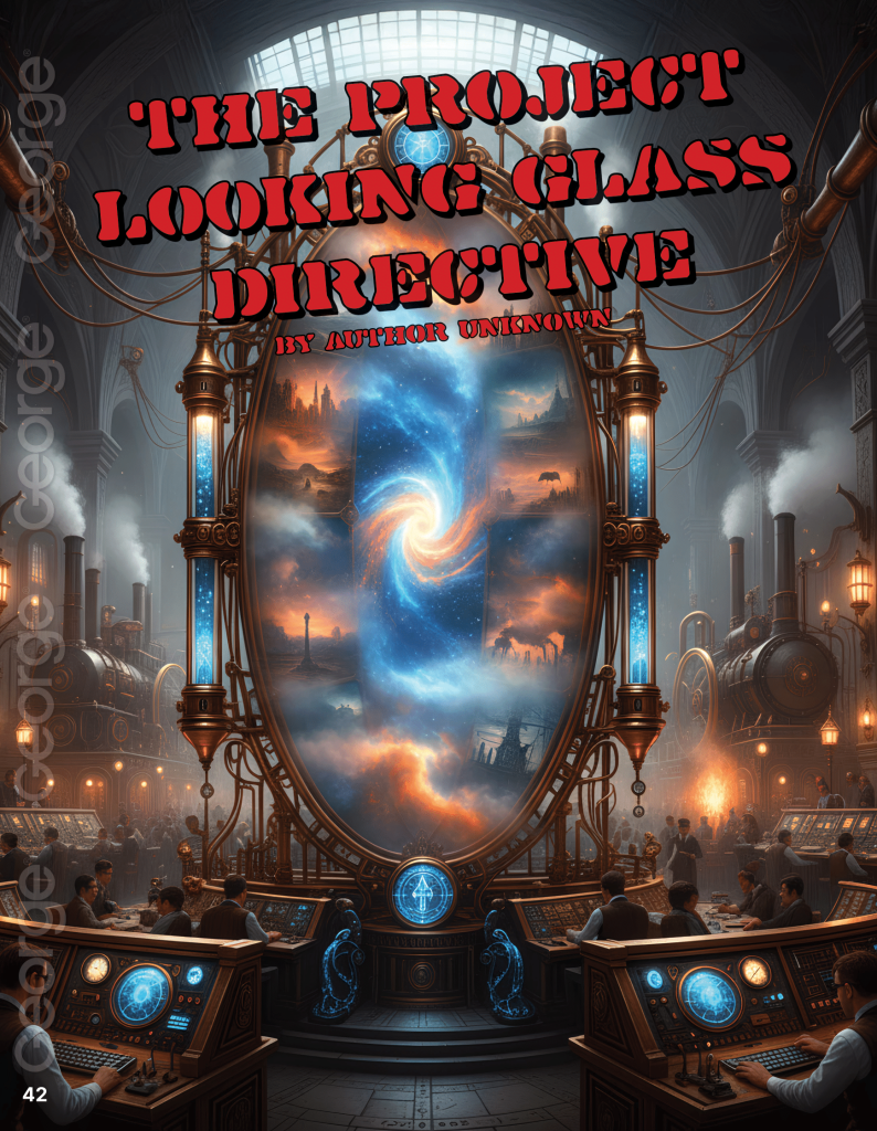 The Project Looking Glass Directive  at george magazine