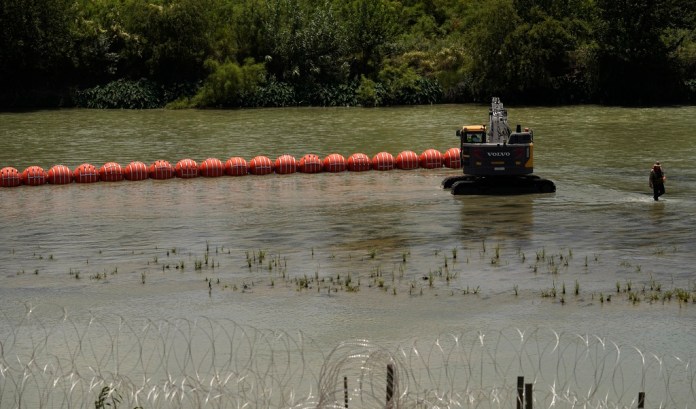Trump administration installing 900-mile wall of buoys in Rio Grande at george magazine
