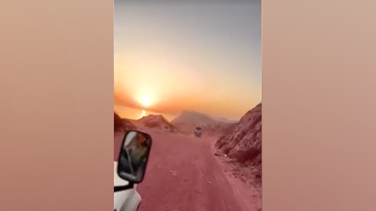 Wild viral video shows 'blood-red' scenes covering island after rainstorm at george magazine