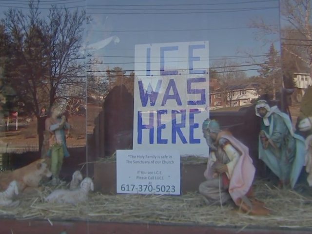 Church sparks controversy with empty Nativity scene and ICE enforcement message: ‘Politicizing Christmas’