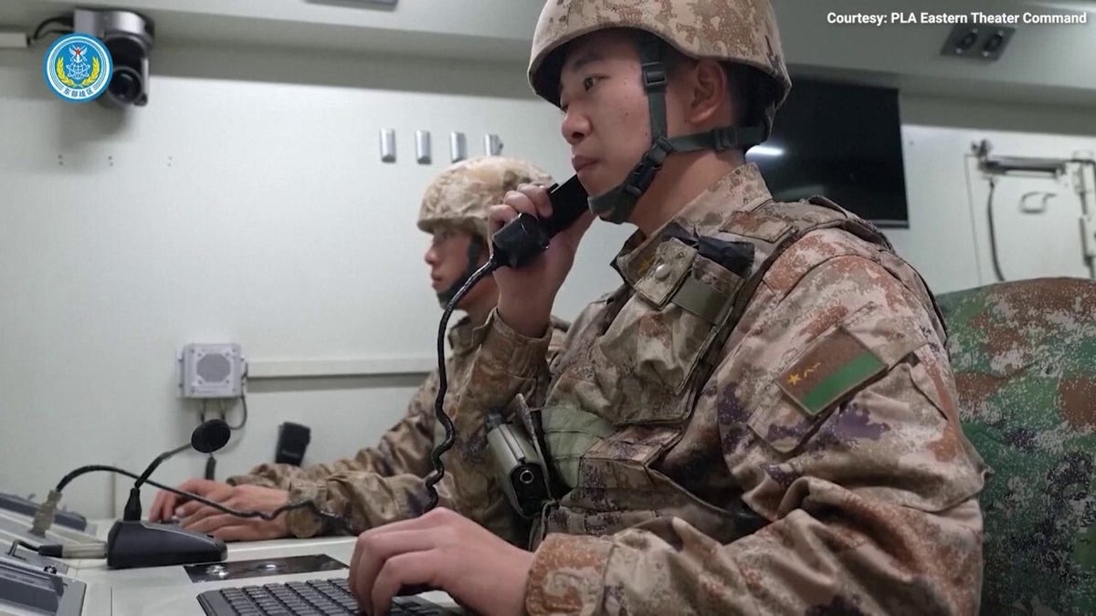 China launches largest military drills off Taiwan in 8 months with live-fire exercises caught on camera at george magazine