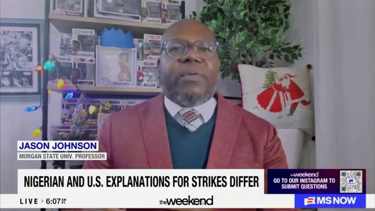 MS NOW guest suggests Trump strike in Nigeria was racially motivated violence at george magazine