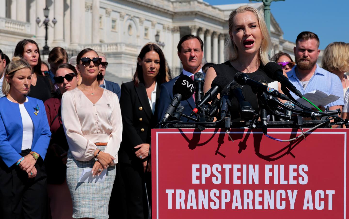 The Epstein Survivors Are Demanding Accountability Now at george magazine
