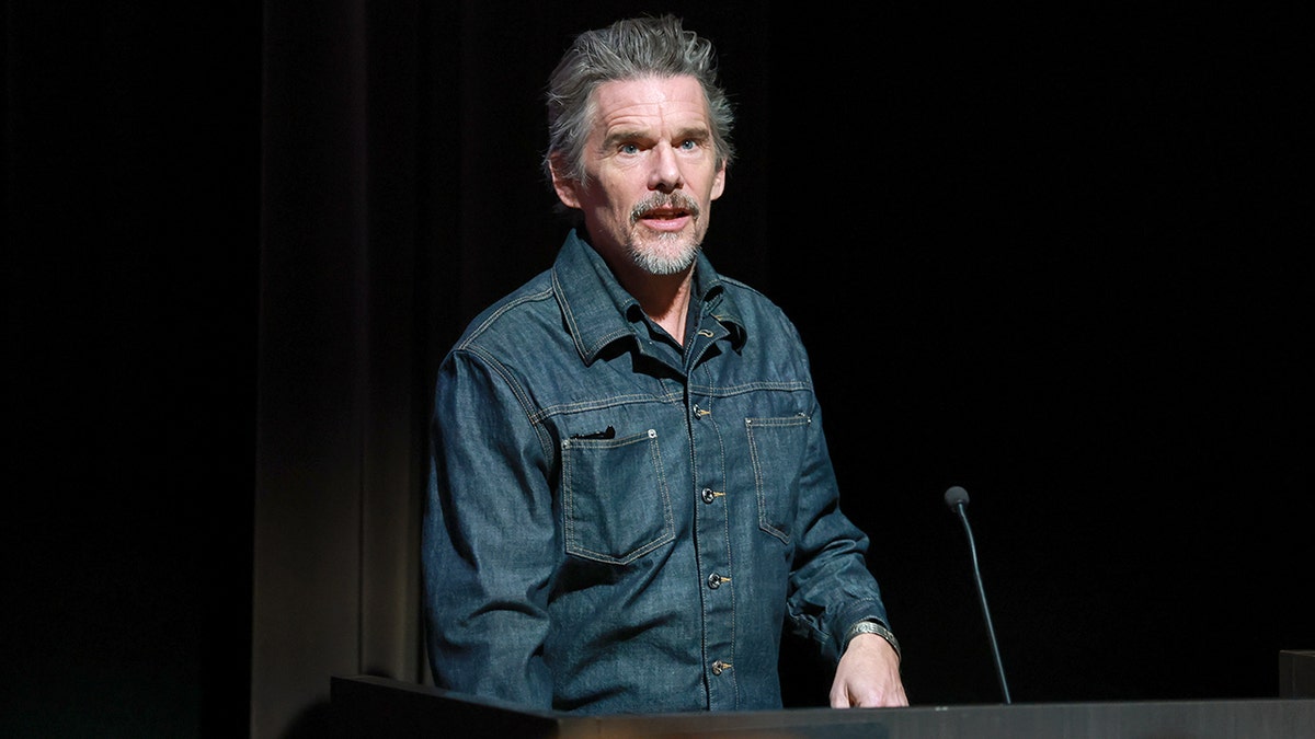 Ethan Hawke calls celebrity 'poison' for young actors in Hollywood at george magazine
