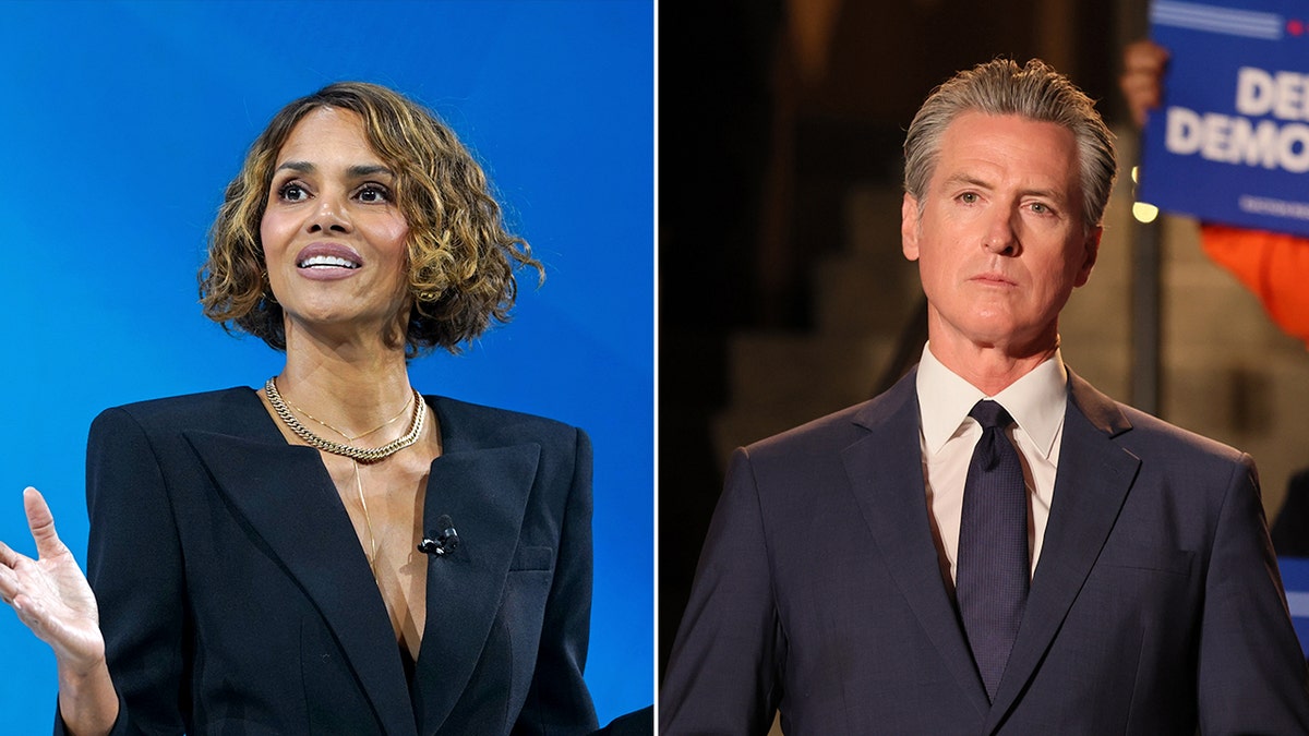 Halle Berry stuns crowd by criticizing Gavin Newsom, says he 'probably should not be our next president'  at george magazine