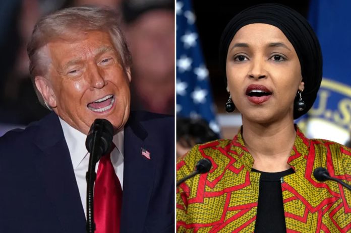 Trump mocks Ilhan Omar’s ‘turban’ in latest anti-Somali tirade at george magazine