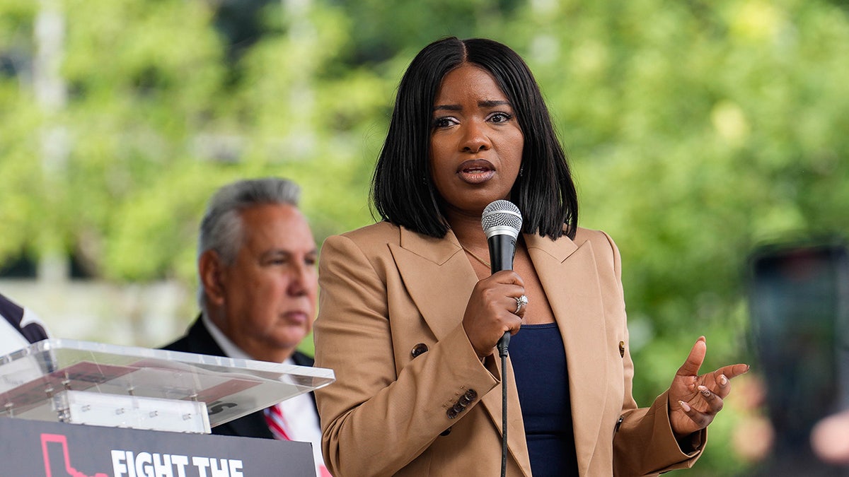 Fierce Trump critic Jasmine Crockett shakes up high-stakes Senate race at george magazine