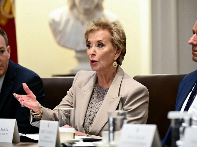 McMahon recounts story of reassuring parent of special needs that funding will continue as department shrinks