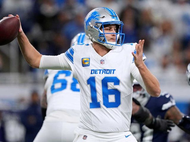 Lions’ Jared Goff interrupts reporter after repeated questions about Rams: ‘We’re still talking about it’