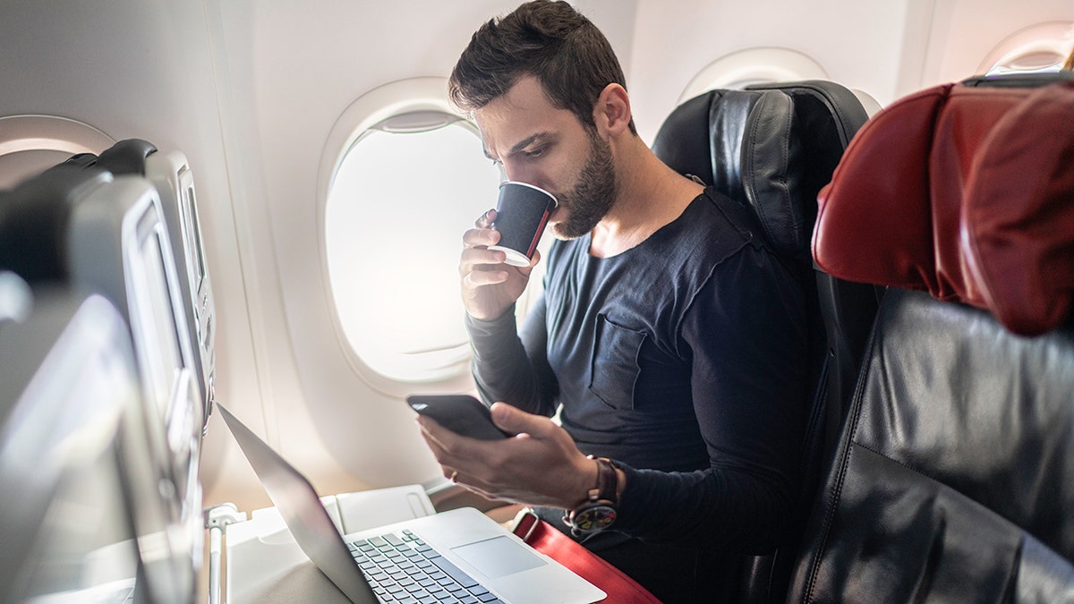 Hot debate about 'nightmare' plane passenger erupts after man brews espresso at 35,000 feet at george magazine