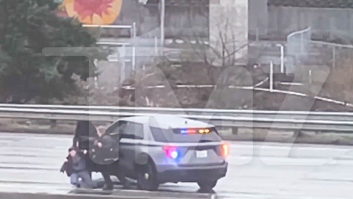 WATCH: Video shows suspect push trooper to ground before stealing patrol cruiser on Christmas Day at george magazine