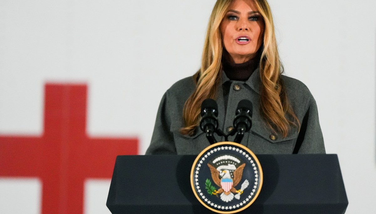 Melania Trump announces return of seven Ukrainian children  at george magazine