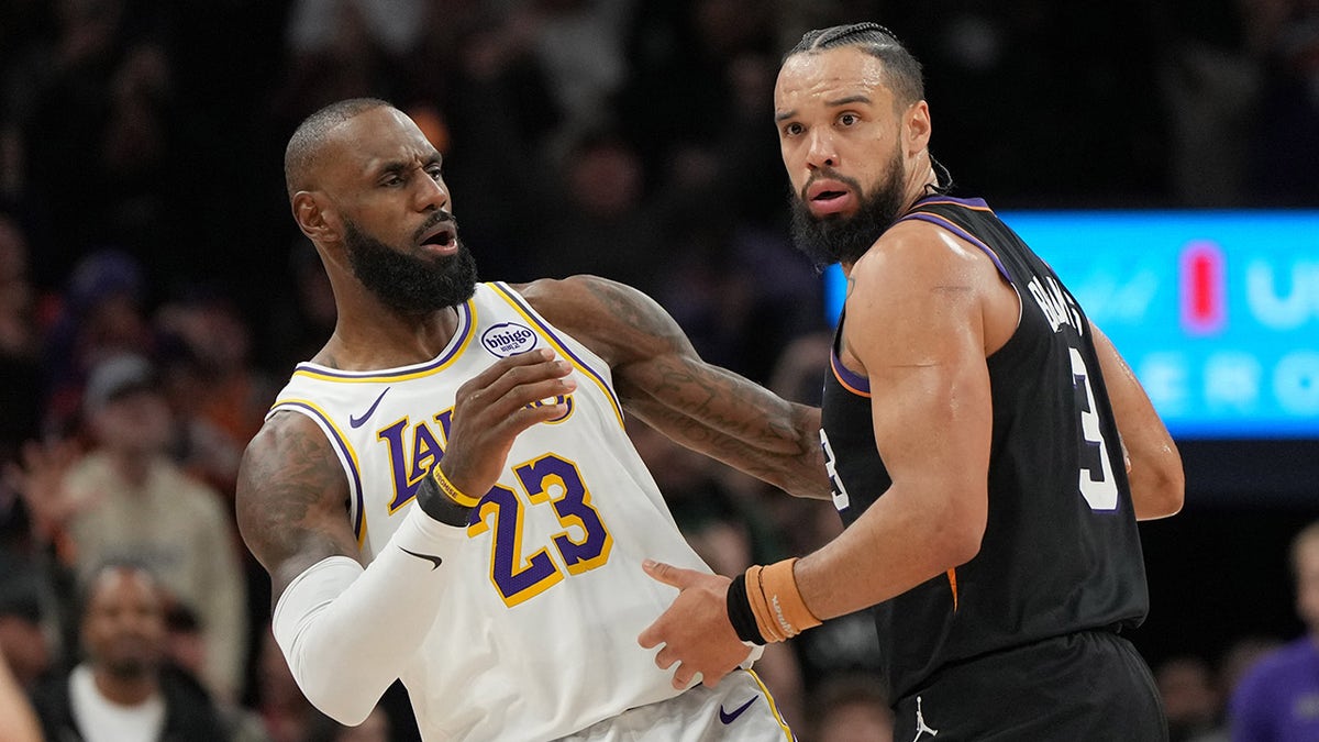 LeBron James clashes with Suns' Dillon Brooks in Lakers' 2-point win at george magazine