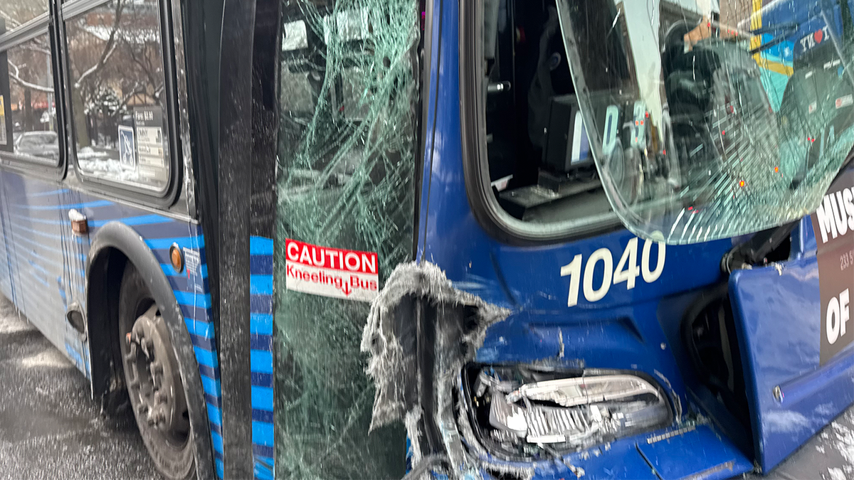 Terrifying video shows out-of-control MTA bus plowing into cars in the Bronx, injuring 8 at george magazine