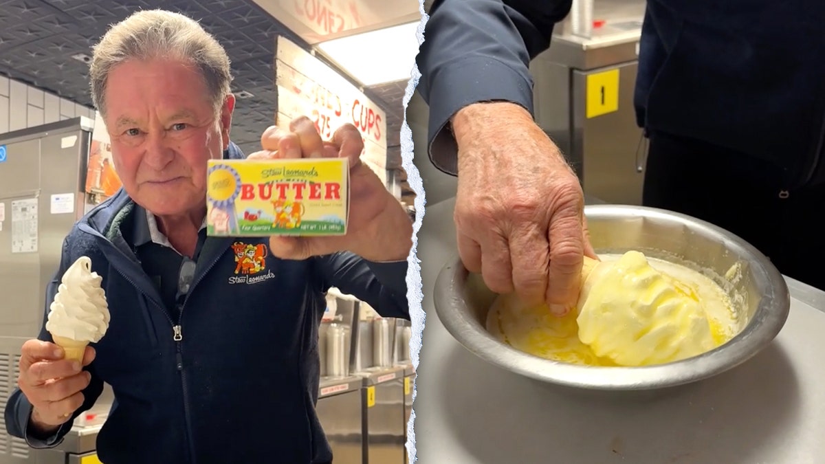 Grocery chain goes viral with 'addictive' butter-dipped ice cream cones, sparking divided reactions  at george magazine